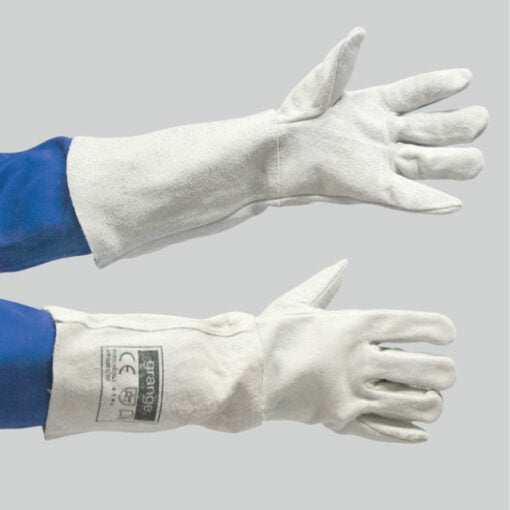 CHROME LEATHER GLOVE - ELBOW LENGTH