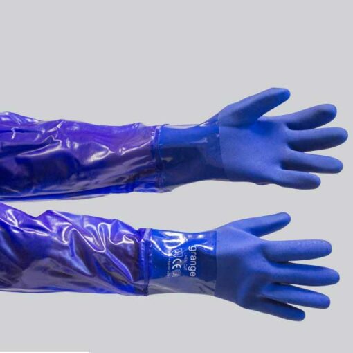 GRANGE CUT CHEM PRO GLOVE - SHOULDER LENGTH PVC ROUGH FINISH