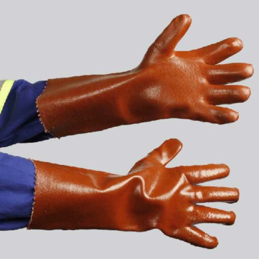 PVC MEDIUM WEIGHT GLOVE - ELBOW LENGTH