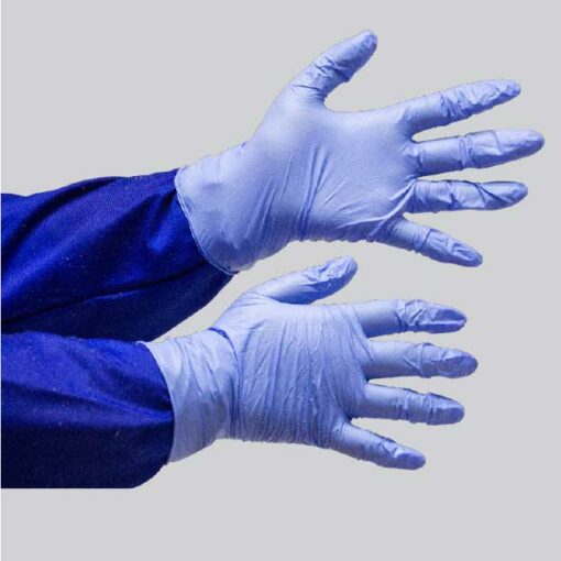 DISPOSABLE EXAMINATION GLOVES - NITRILE NON-POWDERED