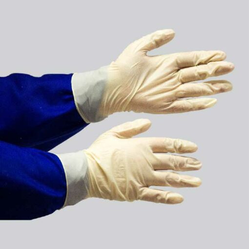 DISPOSABLE EXAMINATION GLOVE - LATEX POWDERED