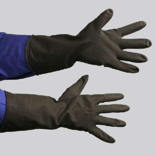 BUILDERS GLOVE - BLACK LATEX