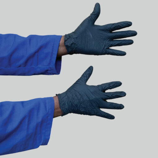 DISPOSABLE EXAMINATION GLOVES - NITRILE NON-POWDERED