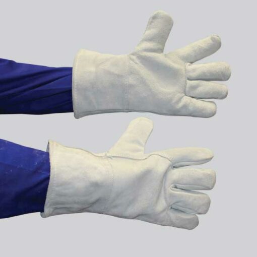 SHEEP WOOL LINED GLOVE - CHROME LEATHER