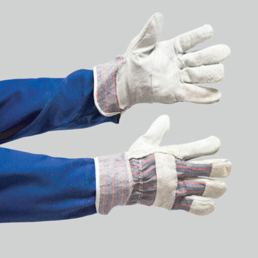 CHROME LEATHER GLOVE - CANDY STRIPE